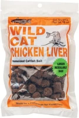 Catfish Charlie Wild Cat Chicken Liver 12 oz.