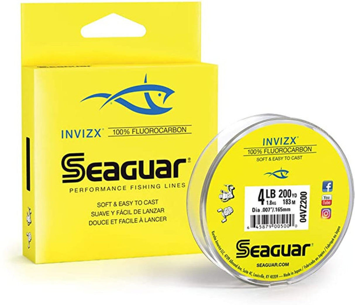 Seaguar Invizx 100% Fluorocarbon