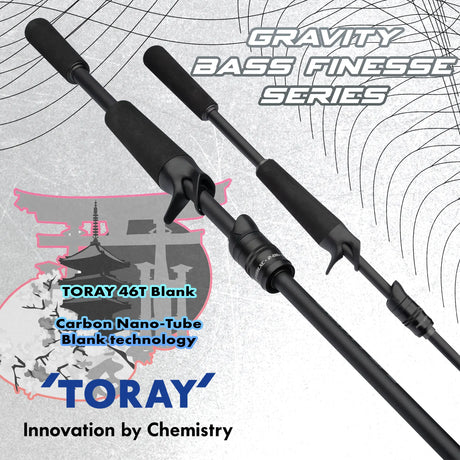 Ark Gravity Bass Finesse Series Rod