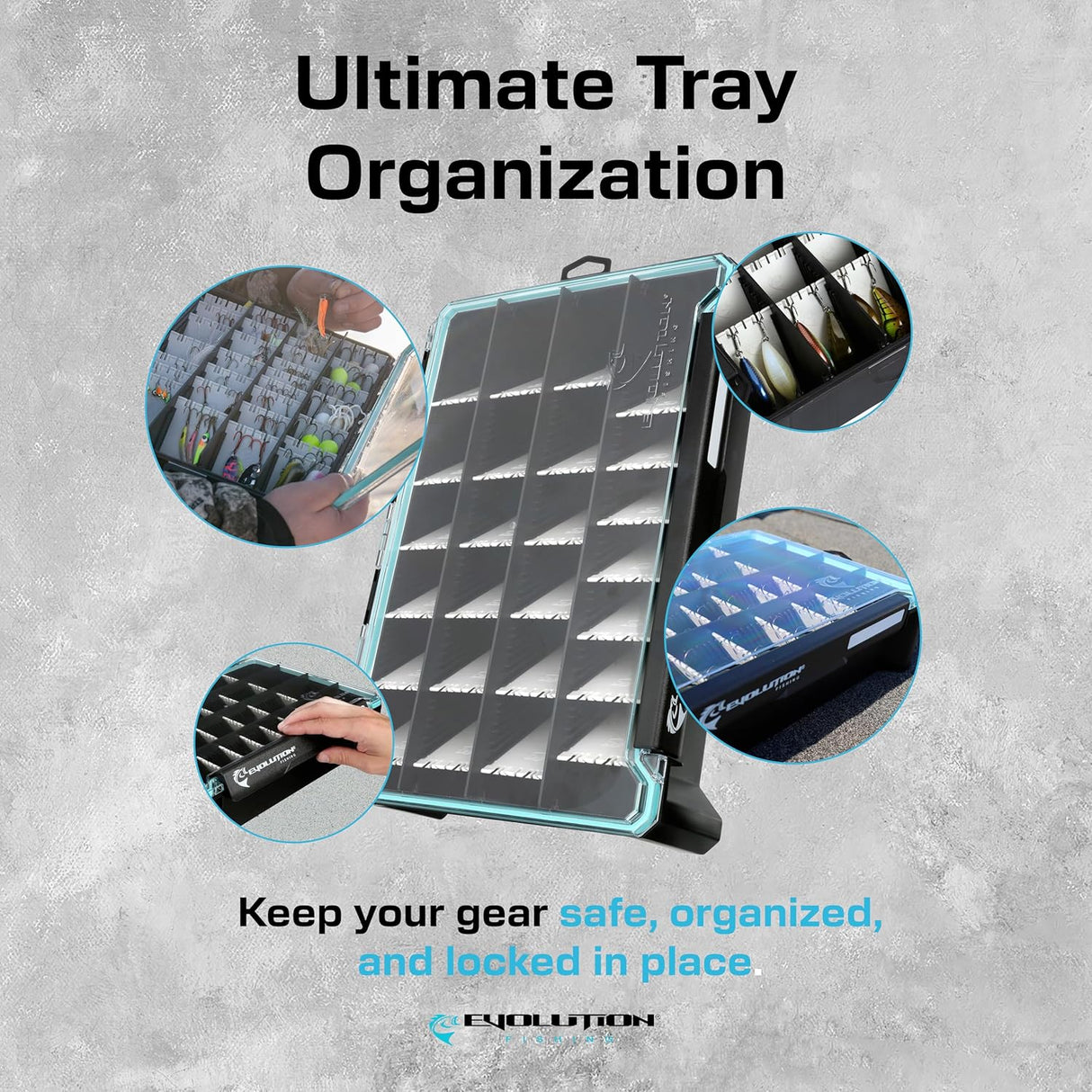 Evolution Outdoor BallistiX HANGR 3.7D Tackle Tray