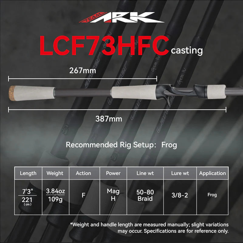Ark Lancer Gen IV Series Rods Casting