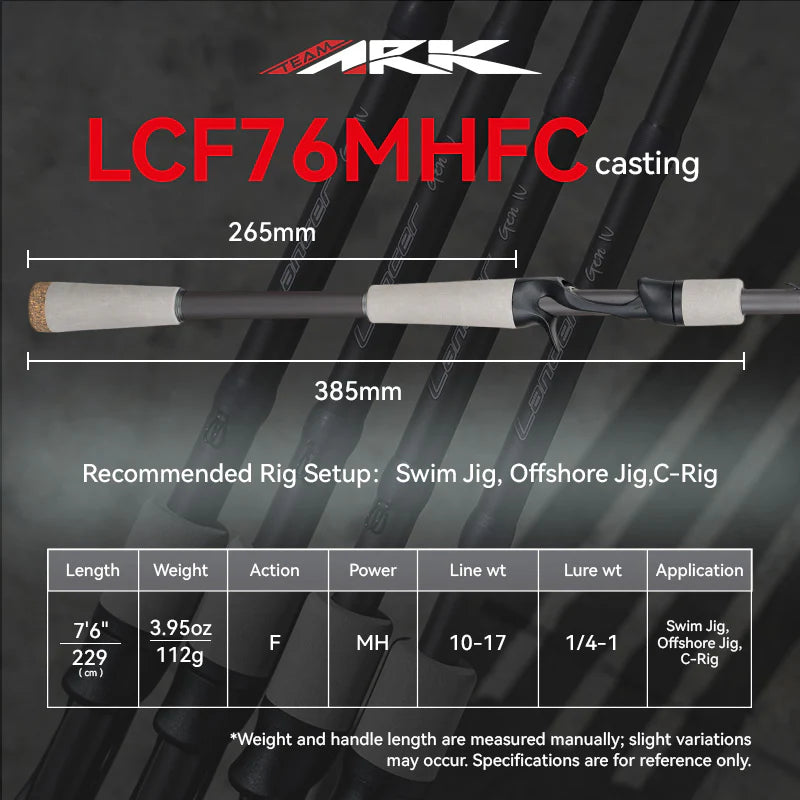 Ark Lancer Gen IV Series Rods Casting