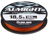 Sunline Almight Orange Y Olivo Sinking PE Braid