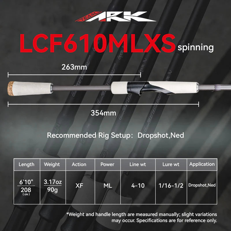 Ark Lancer Gen IV Series Rods Spinning