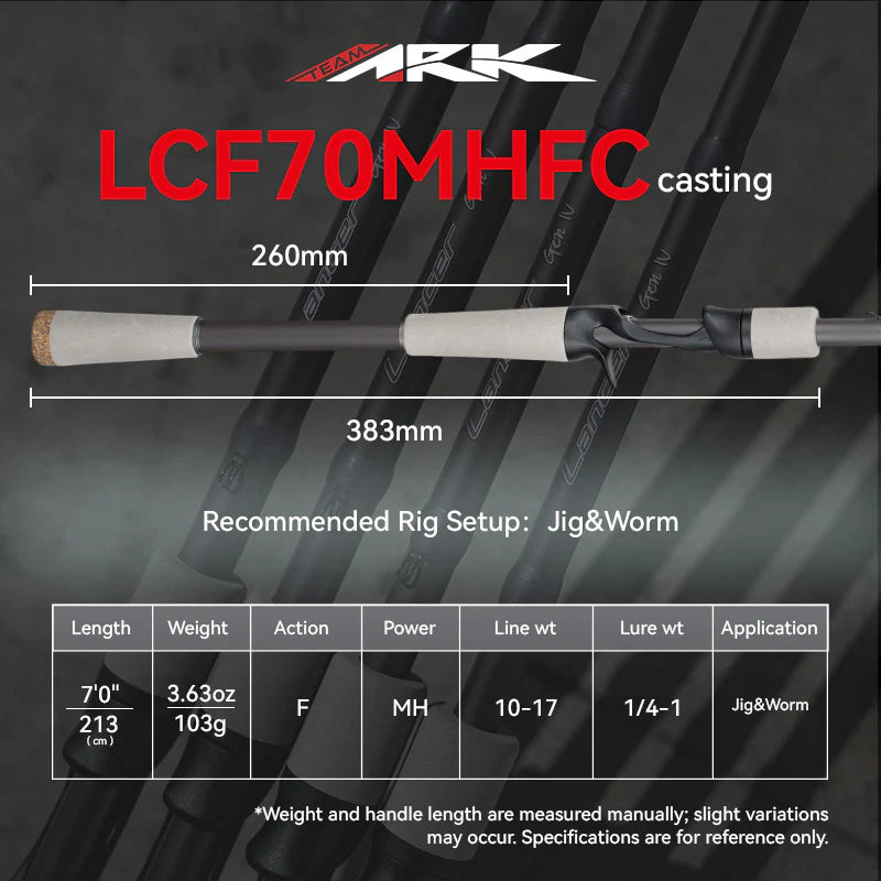 Ark Lancer Gen IV Series Rods Casting