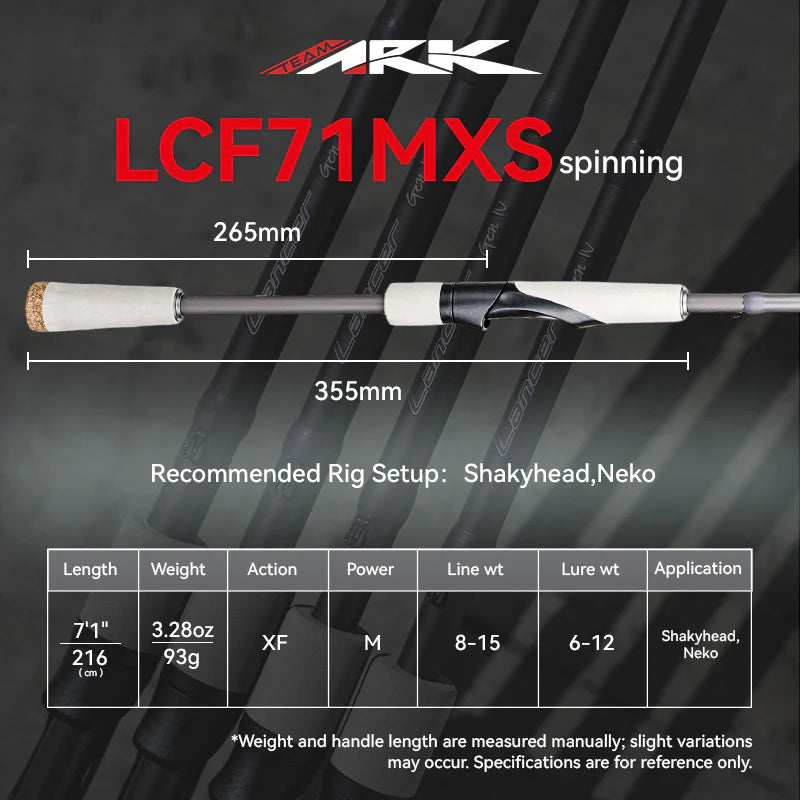 Ark Lancer Gen IV Series Rods Spinning