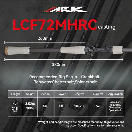Ark Lancer Gen IV Series Rods Casting